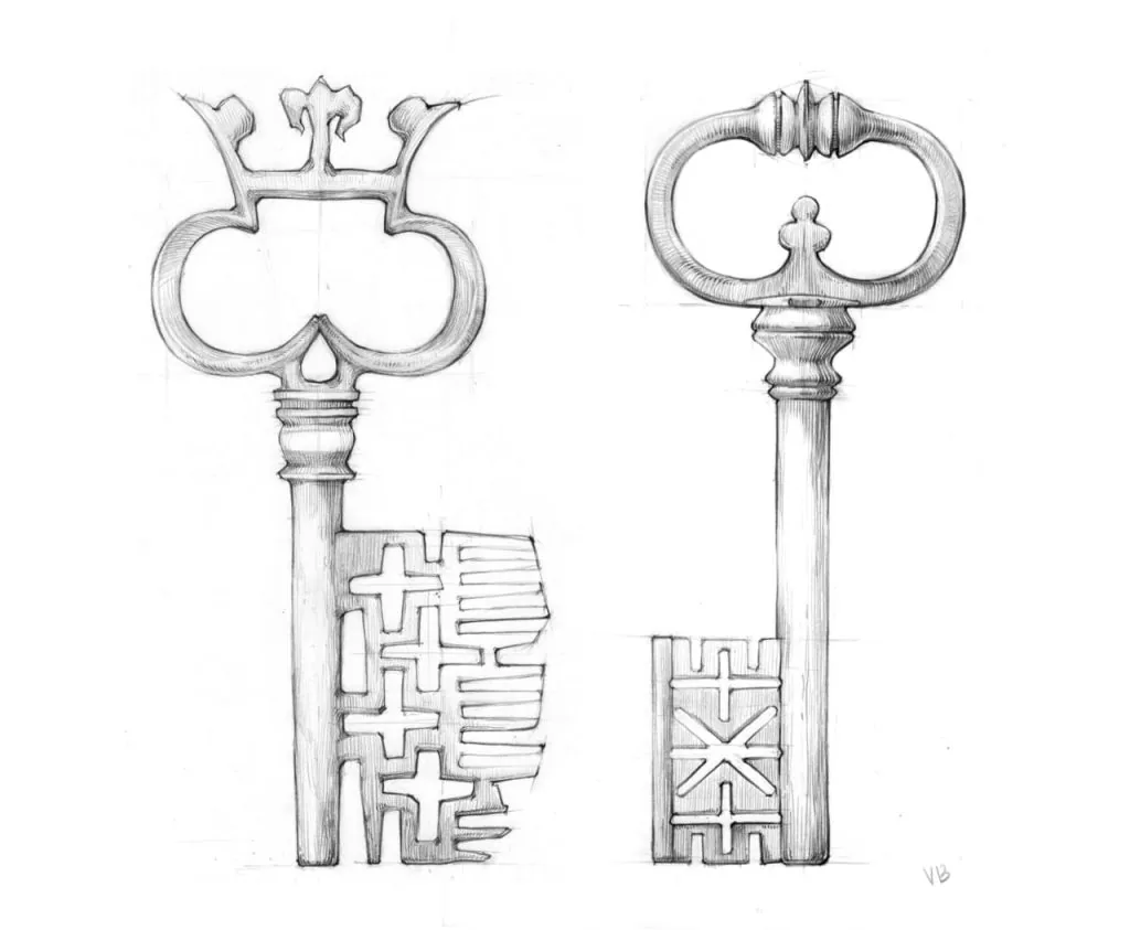 Academic drawing with a pencil