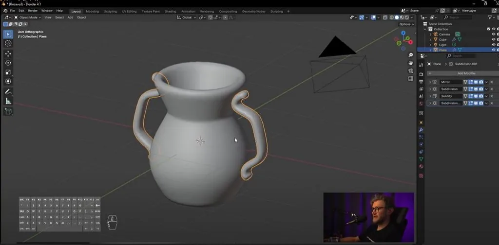 Such handles turned out. I turn off X-Ray mode. Quite interesting!