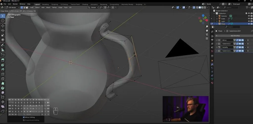 An interesting shape of the handles turns out