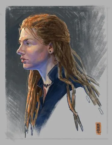 Works by curator of the Digital Portrait course - Elena Churkina