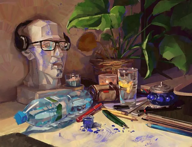 Work by student of the Digital Painting course - Egor Lobachev
