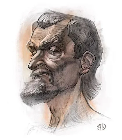 Works by curator of the Basic, Middle and High Drawing courses Anton Korostov