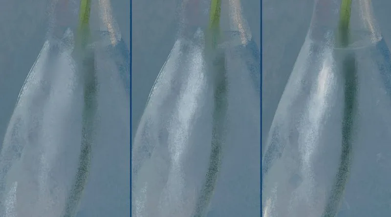 Sequence of work on the highlight