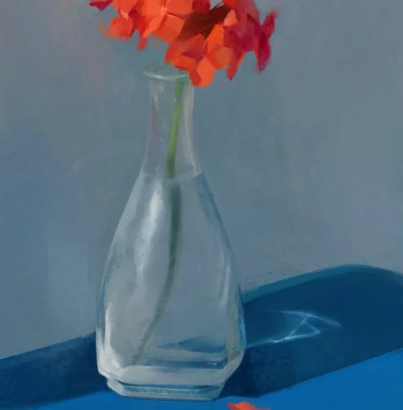 Digital painting in Photoshop