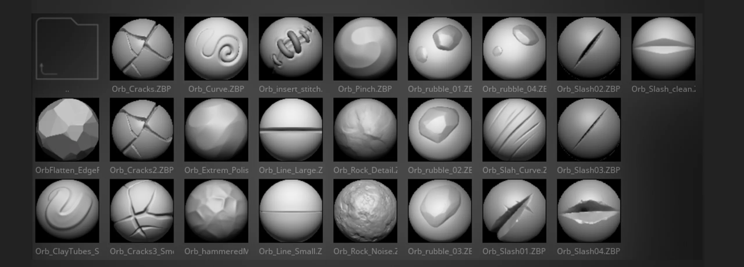 Orb brush pack