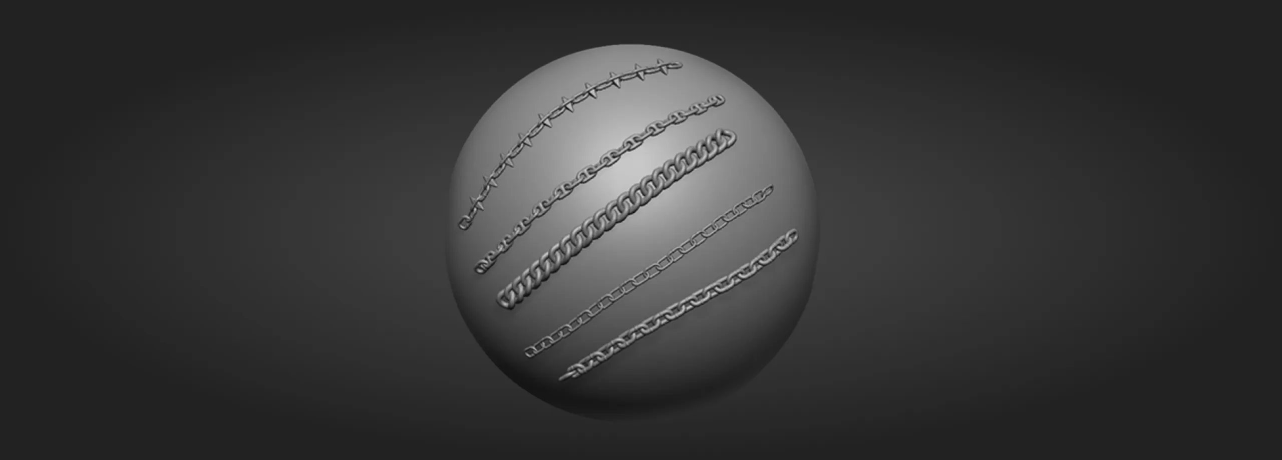 Chain brush