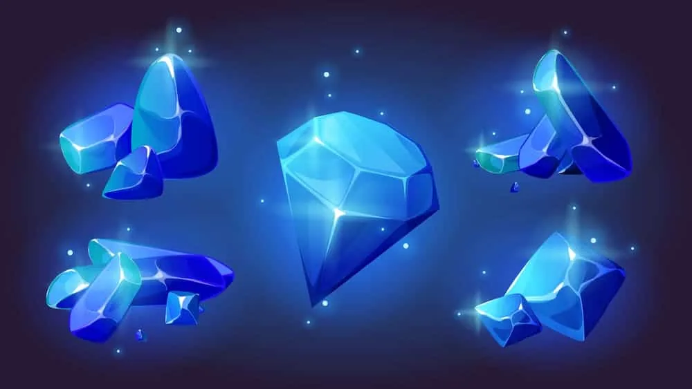 Drawing crystals