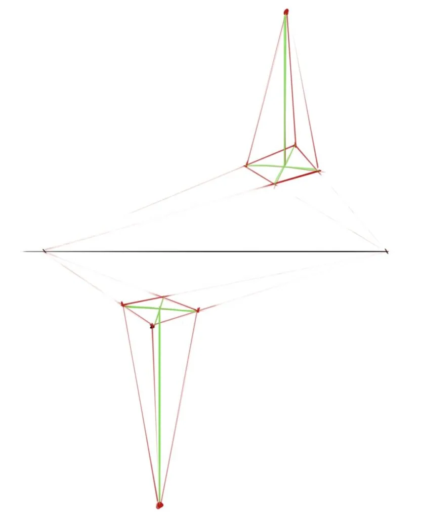 to start we will build two planes, one above