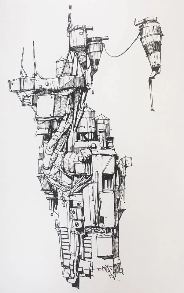 often look at how other artists draw