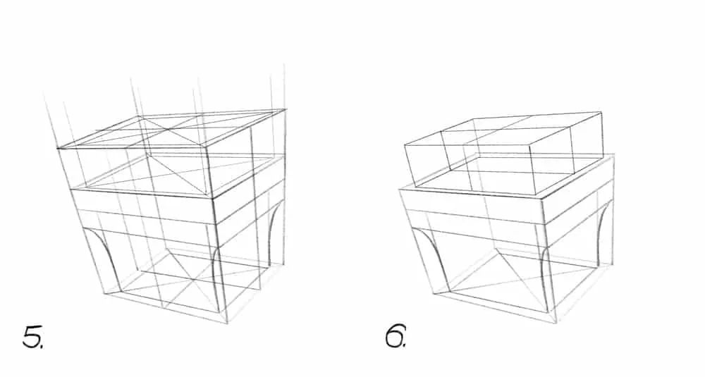 now without a lot of lines we understand the shape of our chest