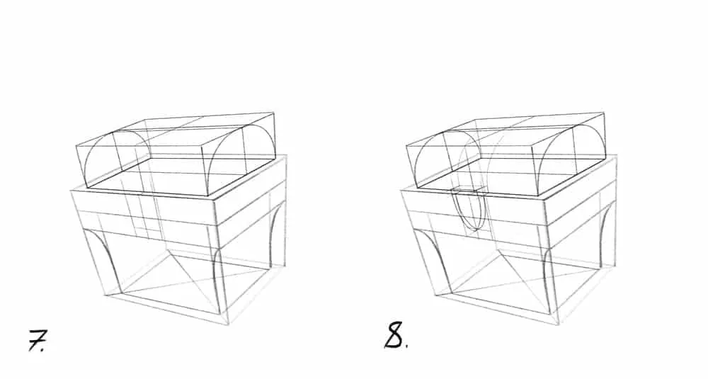 Many rounded lines appeared in the design of our chest