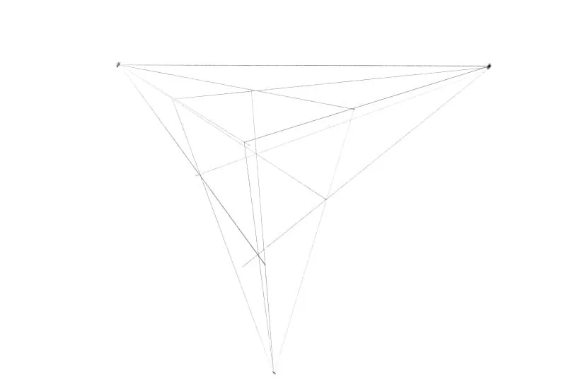 Drawing lesson 1. Drawing a cube