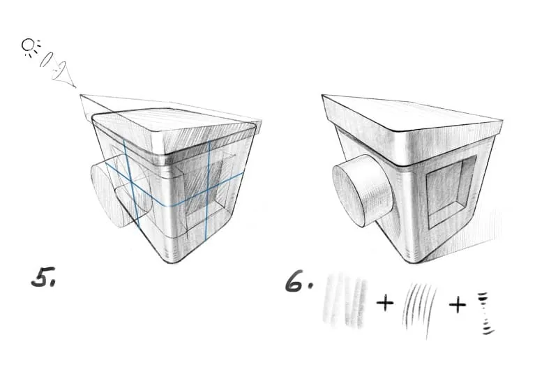 Our complex geometric shape is ready
