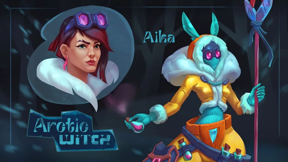 Example of rendered character