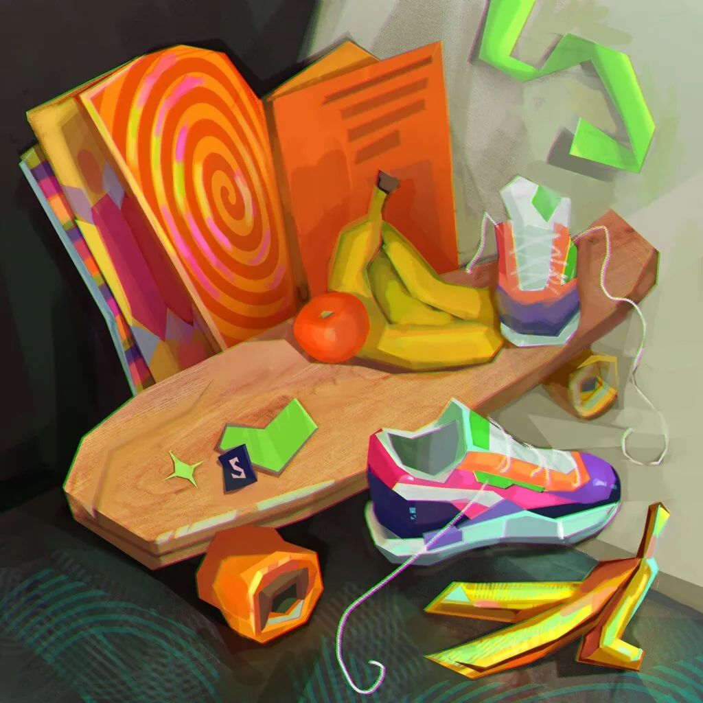 The work corresponds to the chosen style 