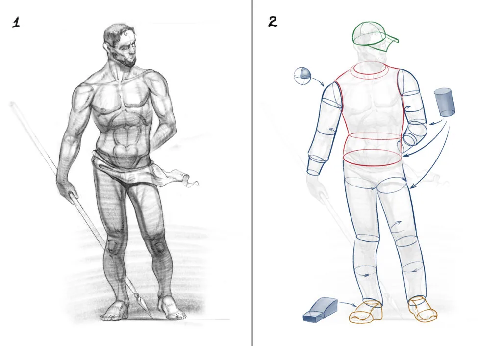Put tracing paper or a new layer with a translucent light tone on top of the drawing