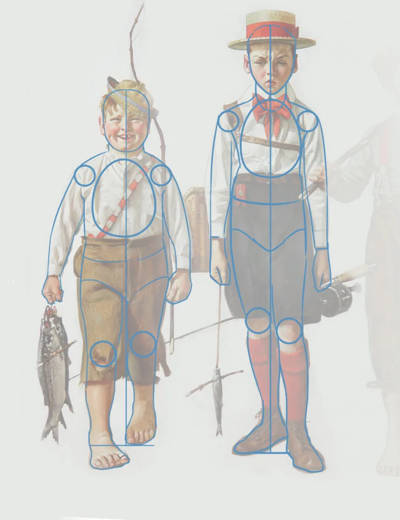 A child's figure is characterized by a slight puffiness or, conversely, frailty