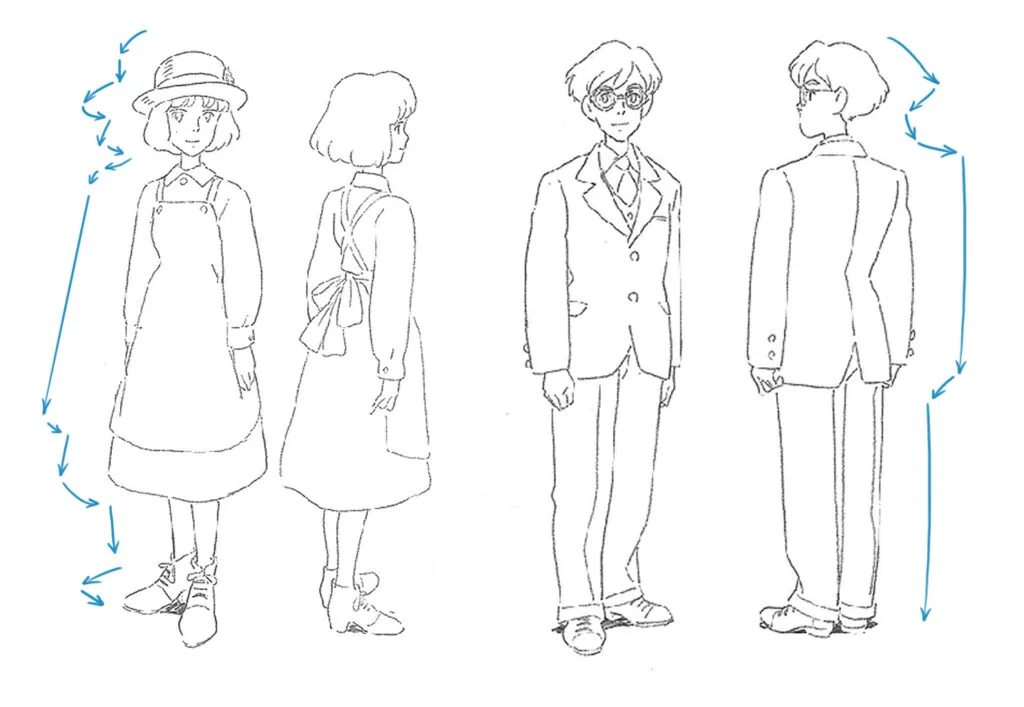Rules for drawing a person in the style of anime