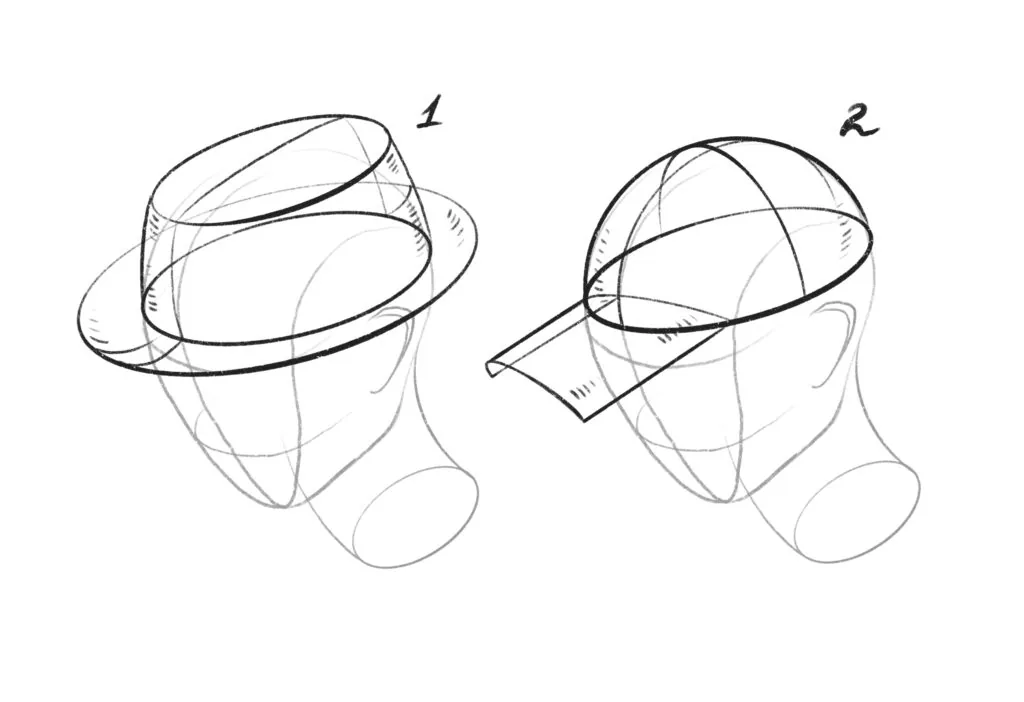 Do not forget about such an important part of clothing as a headdress