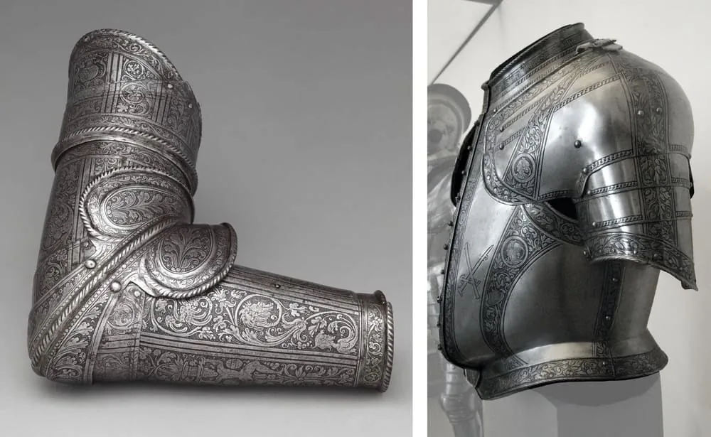 And such armor became to be called black and white