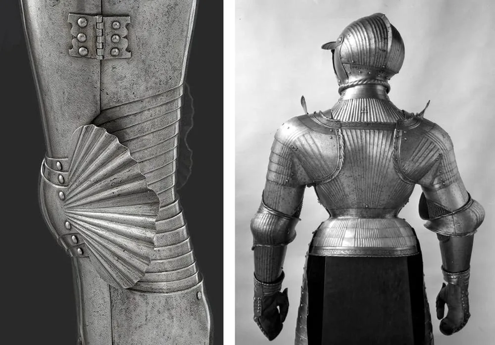 The armor of the nobility and kings were decorated not just with patterns, but with precious metals and stones
