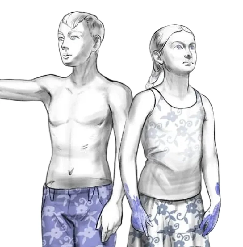 How to draw teenagers