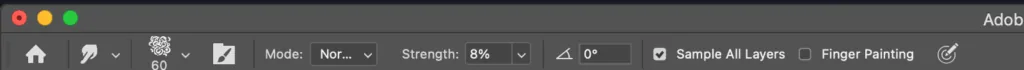 The Sample All Layers checkmark needs to be turned off