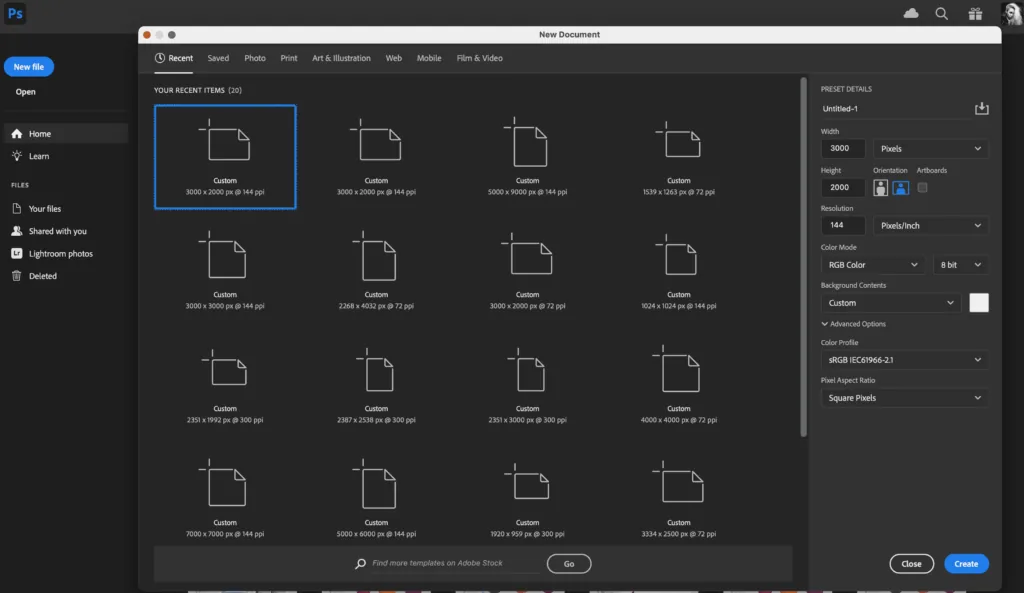 Let's create a file!