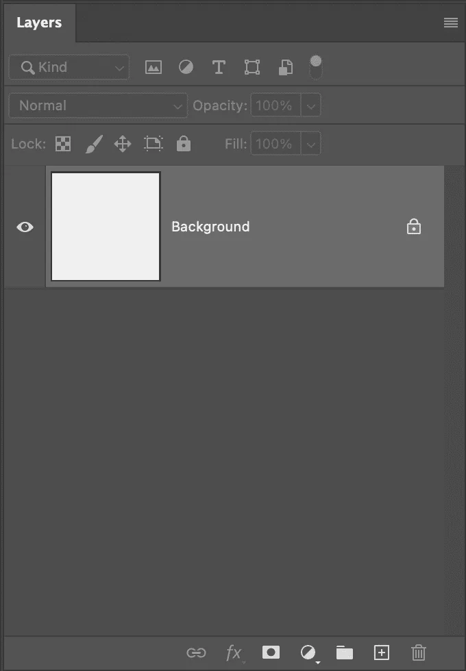 When creating a file in Photoshop, we automatically create a layer with a background