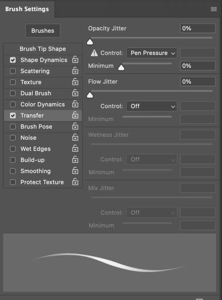 Another important parameter — transfer