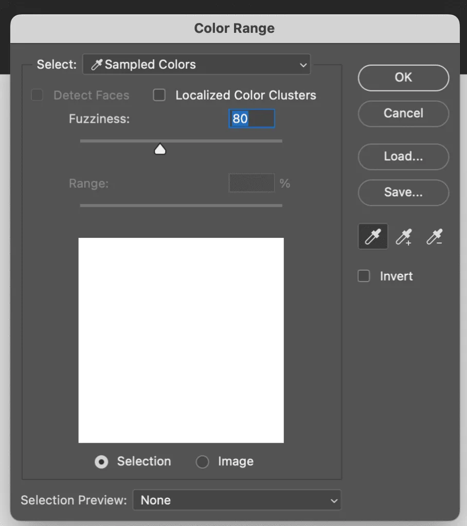 We have the Color Range function