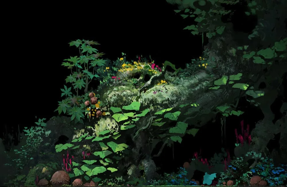 Wonderful prints are obtained from the silhouettes of branches and plants, as well as their parts