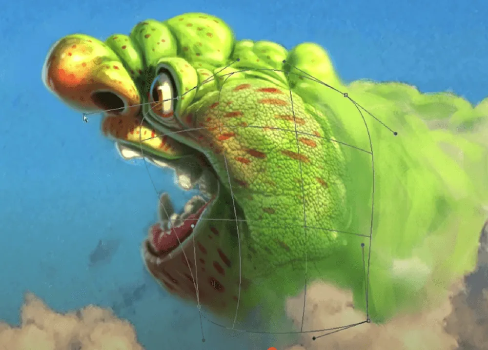 Using transformation tools when working on texture by shape