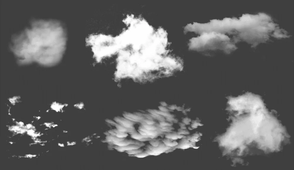 Special brushes for the most common materials and textures