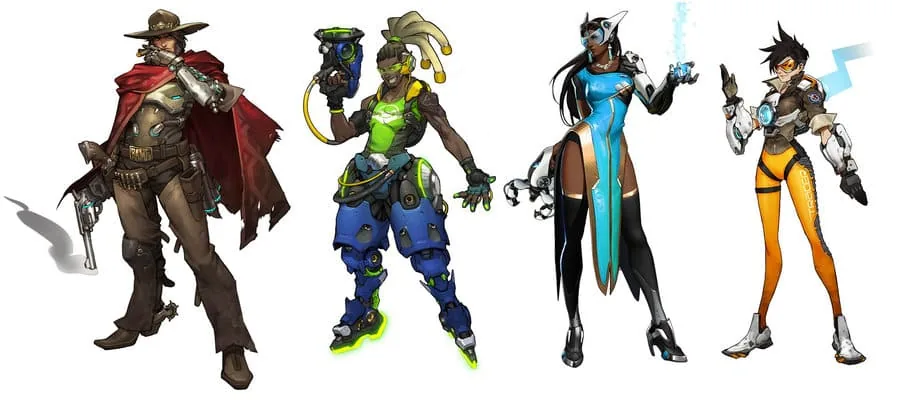 Highlighting characters with color in Overwatch