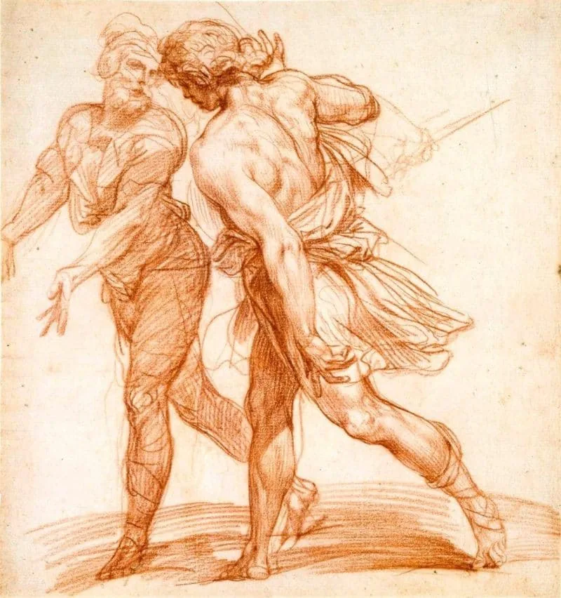 In Paul Rubens' drawings, the figures are connected by plot, movement, plastic, there are zones of more voluminous and “tasty” content, and there are simpler ones that do not catch the eye.