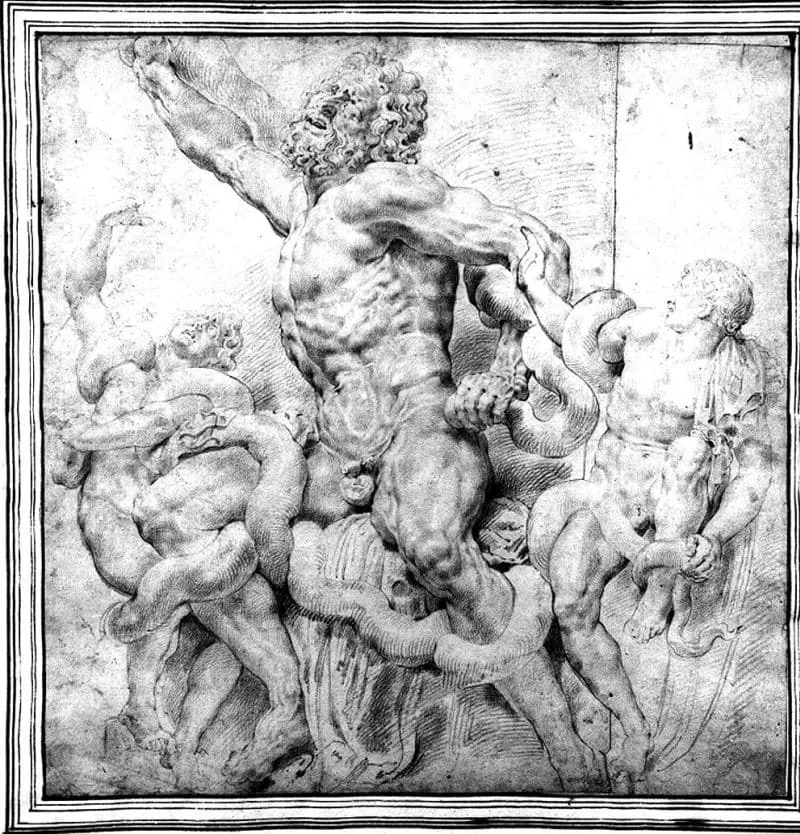 In Paul Rubens' drawings, the figures are connected by plot, movement, plastic, there are zones of more voluminous and “tasty” content, and there are simpler ones that do not catch the eye.