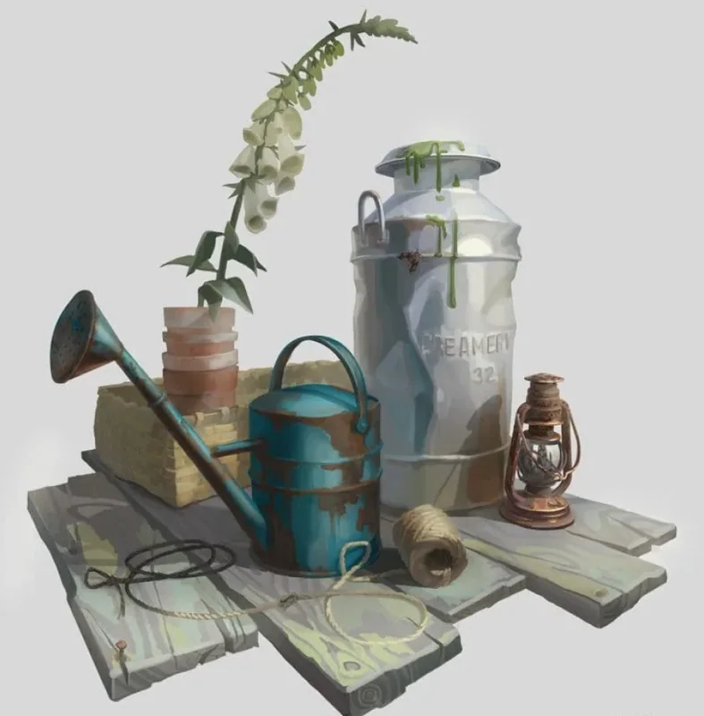 Composition in the drawing