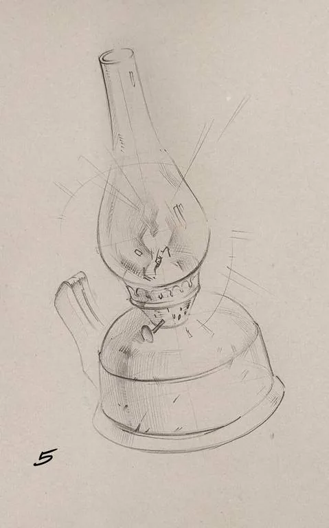 We draw the glow effect: add lines that tend to the fire