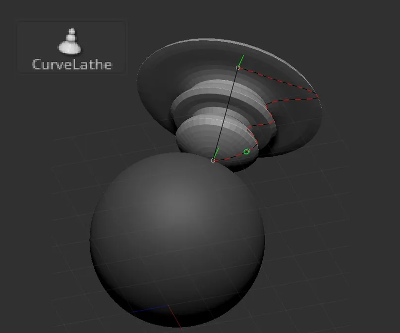 CurveLathe brush