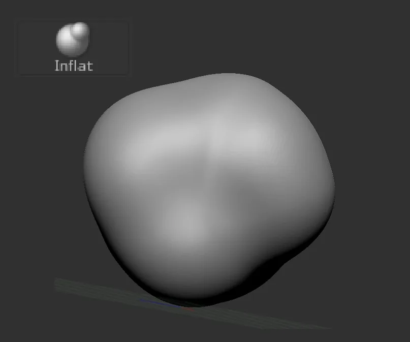 Review of the most popular Zbrush brushes — Brush Inflat