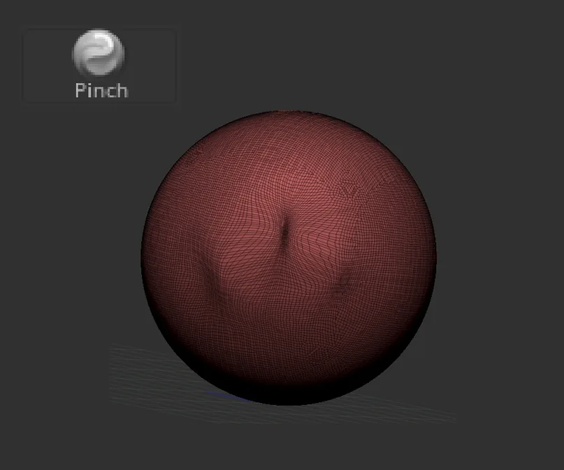Pinch brush