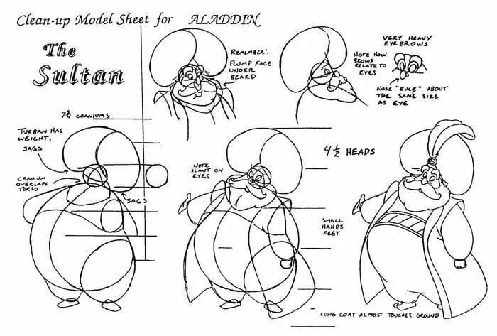 A friendly old man will be drawn with soft, rounded lines, and a cunning and villain — with sharp and angular ones