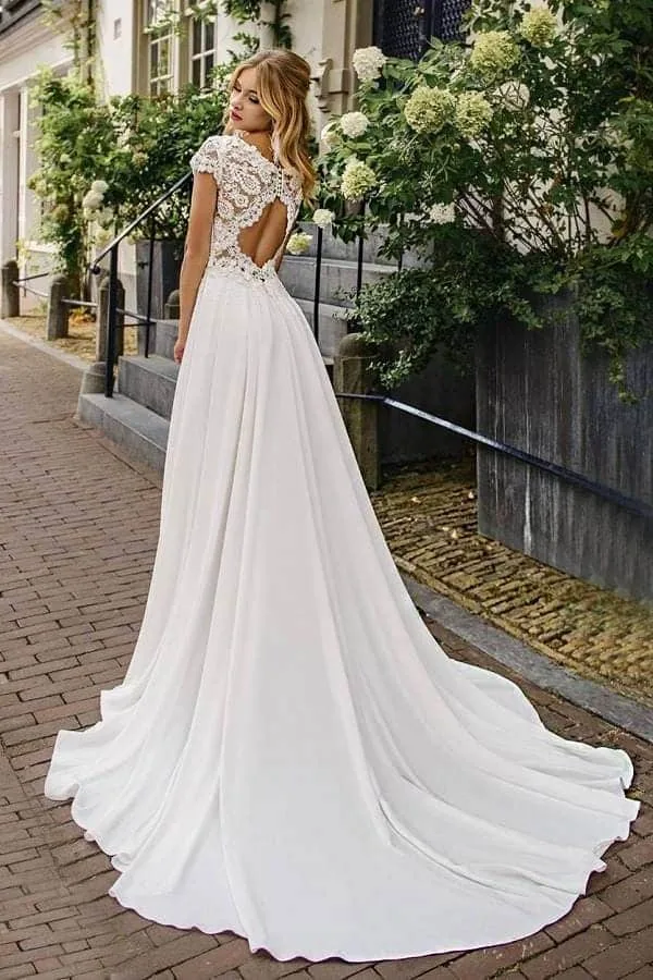 White wedding dress, typical for Western culture