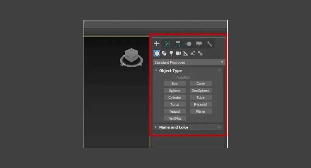 Dealing with the 3Ds Max interface. Command panel and other main panels of the program — Command panel