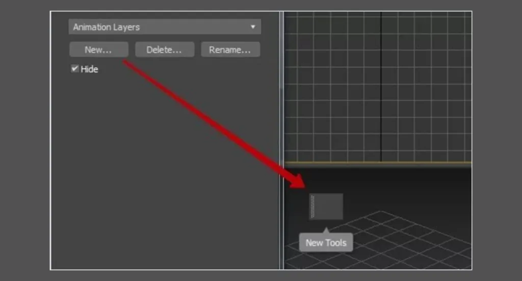 Understanding the 3Ds Max interface. Main toolbar, projection windows — You can create a new panel in two ways: (9)