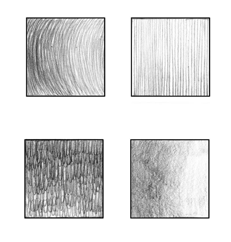 Hatching in the drawing