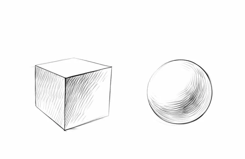 Fill in the tone gradually, applying the strokes in layers