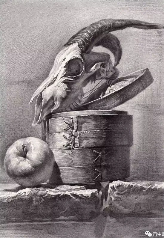Look at examples of artists' pencil drawings
