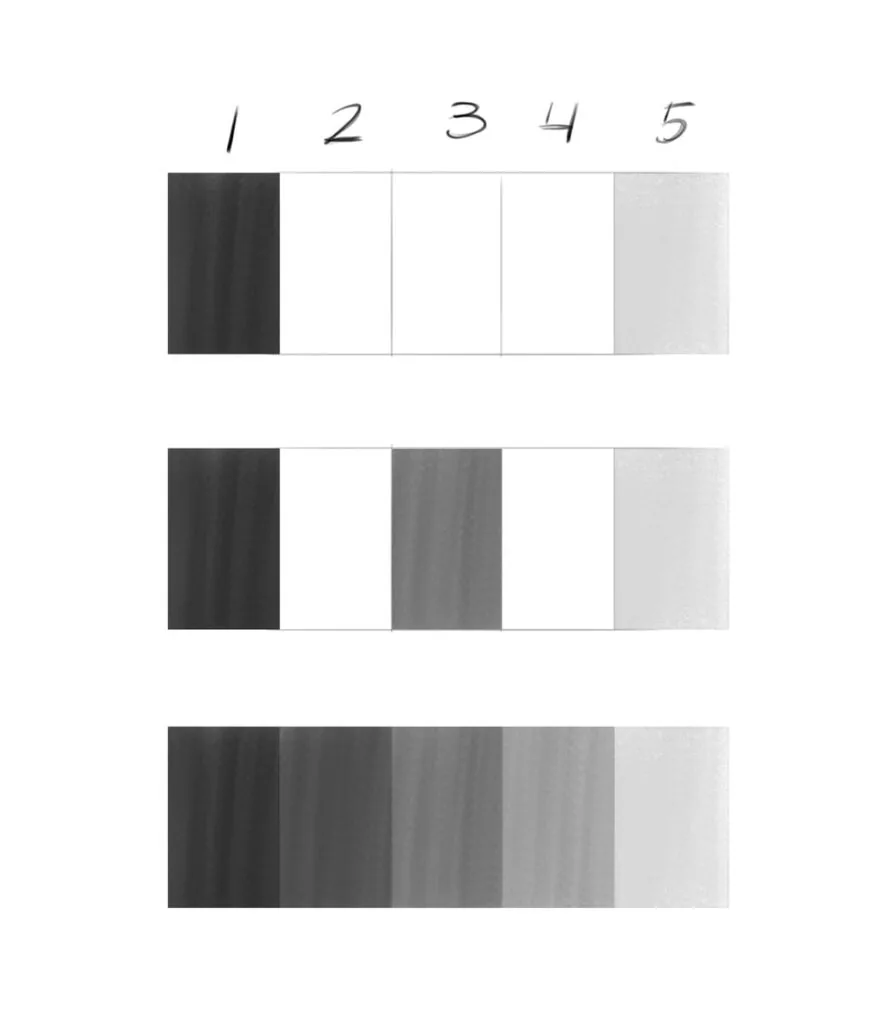 Tonal gradient